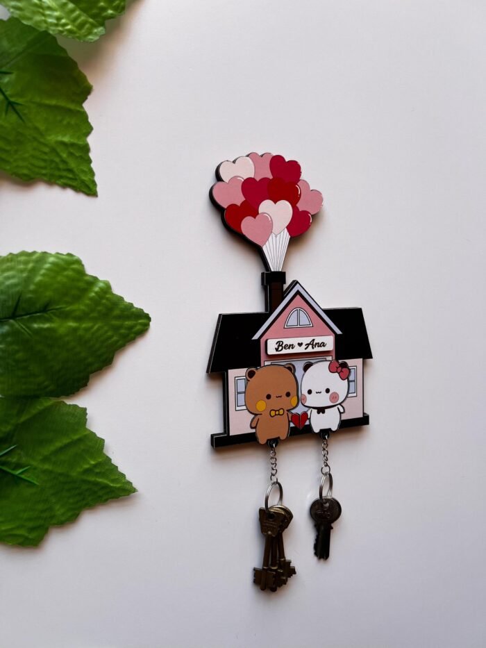 Bubu Dudu Home Keychain