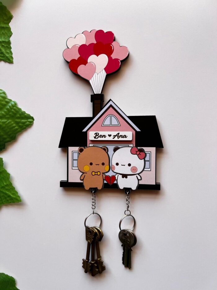 Bubu Dudu Home Keychain