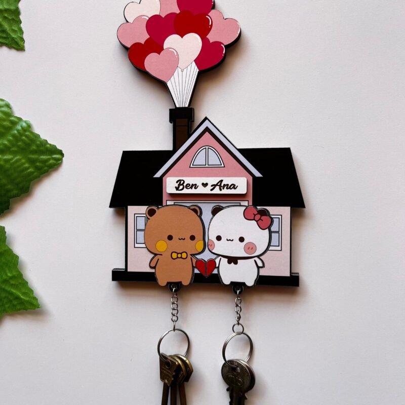 Bubu Dudu Home Keychain