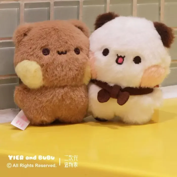 Bubu & Dudu Panda Yier Plush Keychain